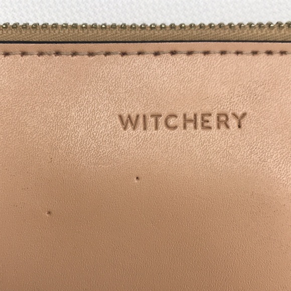 Witchery vinyl zipper wallet 7”x4.5” - Picture 2 of 11